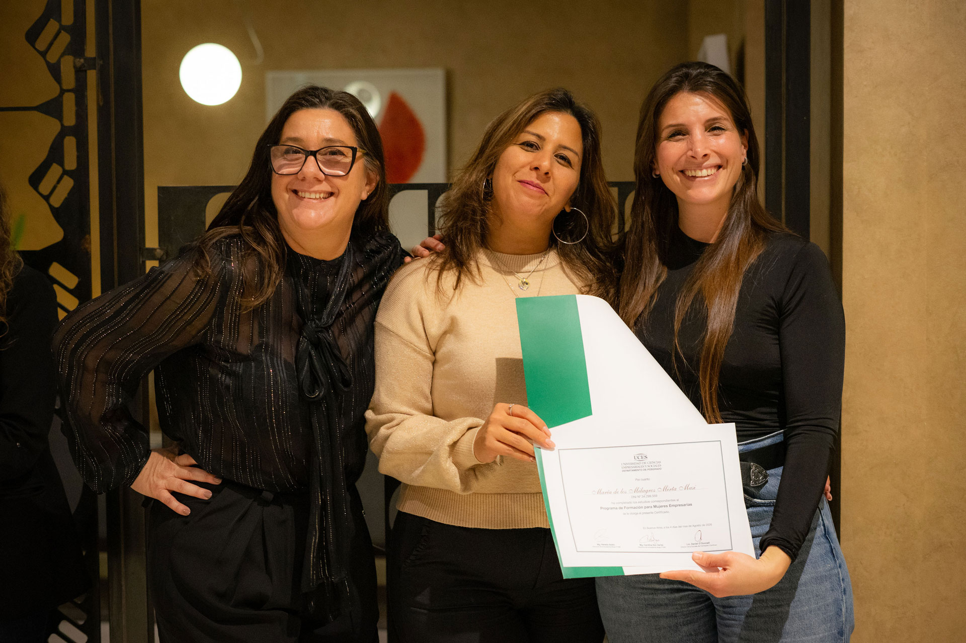 Networking entre alumnas de Academia Mujer Pyme